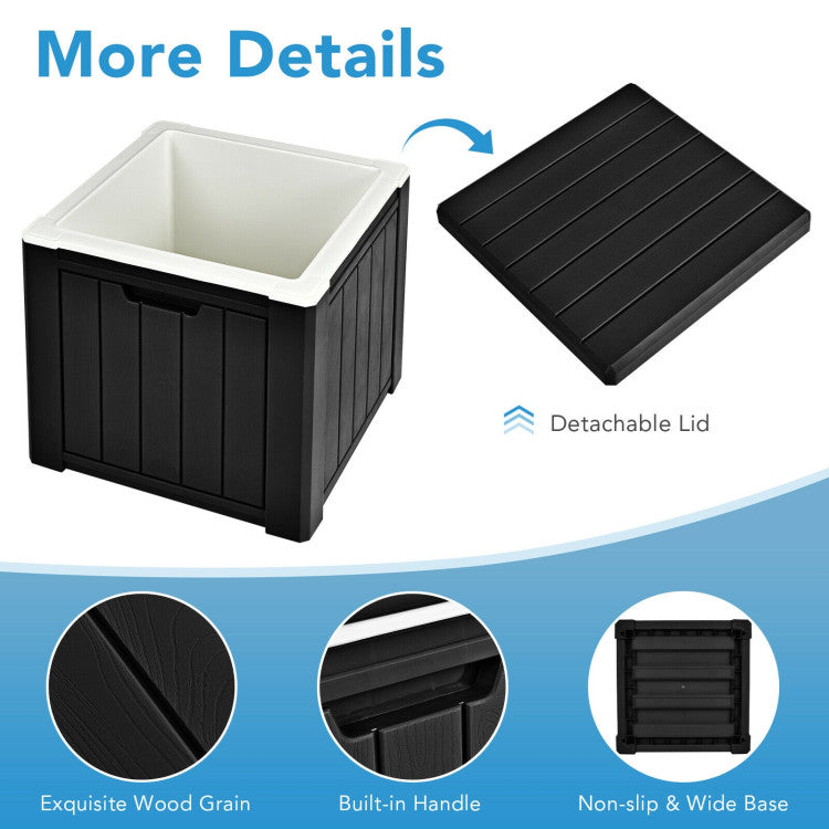 4-in-1 10 Gallon Storage Cooler for Picnic and Outdoor Activities