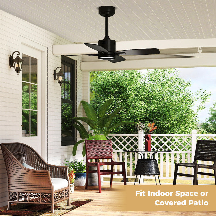 42inch Ceiling Fan with Light and Remote 3CCT LED with Memory 4H Timer 6 Speeds