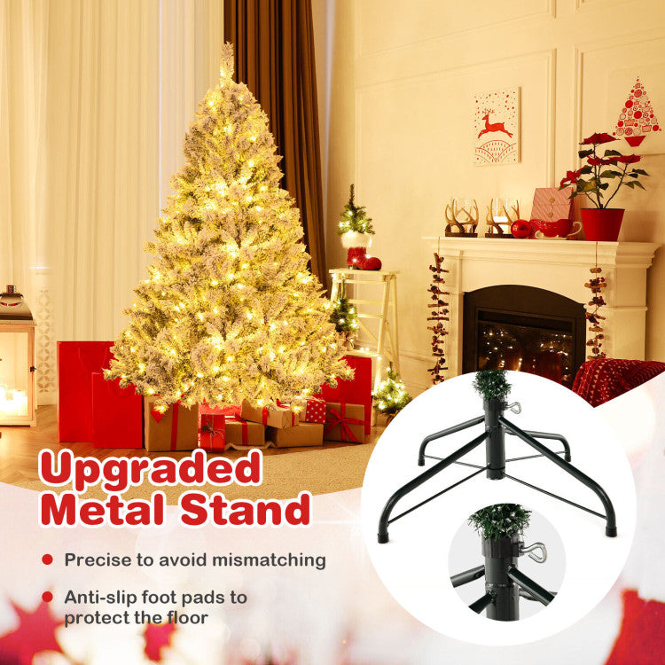6/7/8 Feet Artificial Xmas Tree 3-Minute Quick Shape