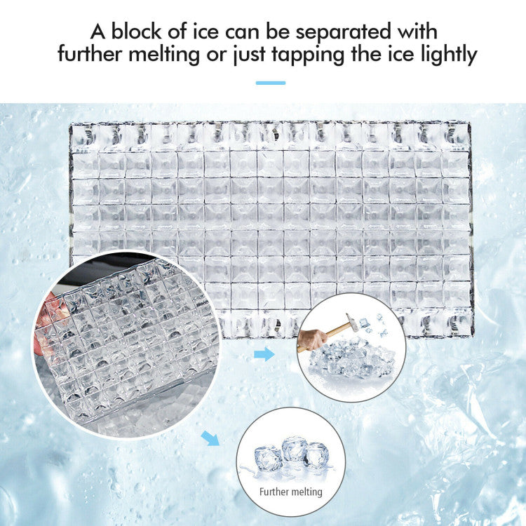 Portable Countertop Ice Maker with Ice Scoop and Basket