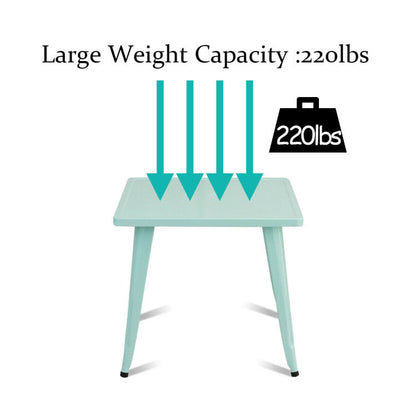 27-Inch Kids Square Steel Table Play Learn Activity Table
