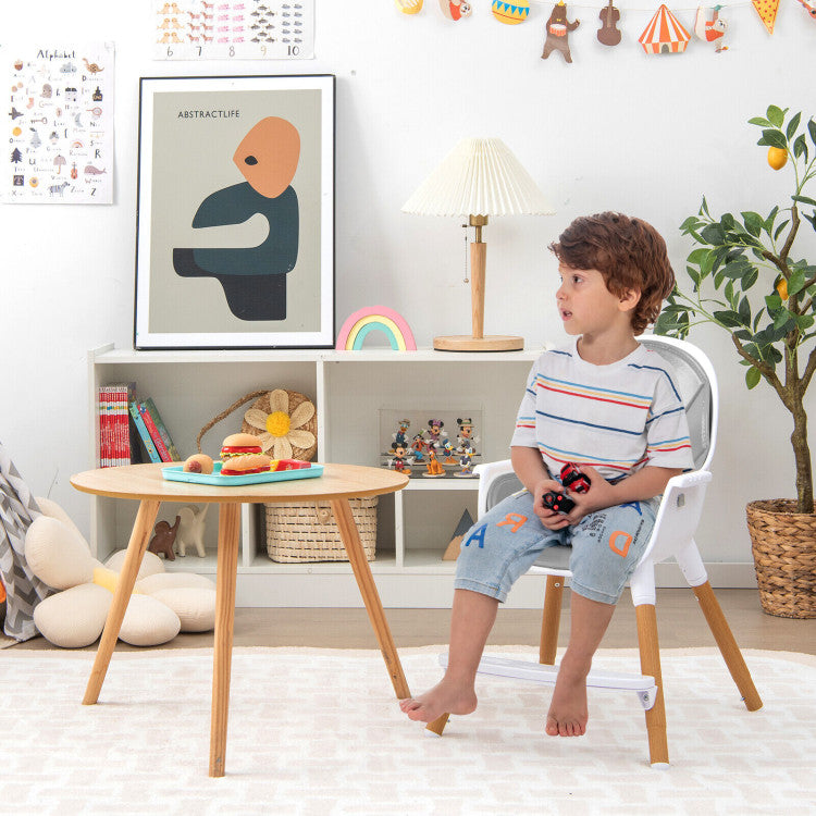 4-in-1 Convertible Baby High Chair Infant Feeding Chair