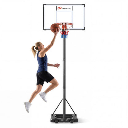 10 Feet Portable Basketball Hoop Outdoor for Adults