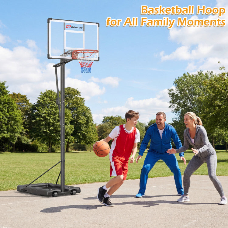 10 Feet Portable Basketball Hoop Outdoor for Adults