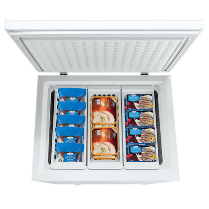 5 Cu.ft Chest Freezer with 3 Removable Storage Baskets