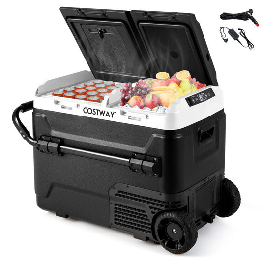 Dual Zone 12V Car Refrigerator for Vehicles Camping Travel Truck RV Boat Outdoor