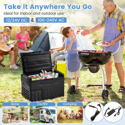12V Car Refrigerator 23/32/42QT with Touch Panel and Removable Divider