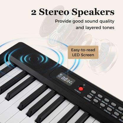 88 Key Foldable Piano Keyboard Portable Semi Weighted Electric Piano
