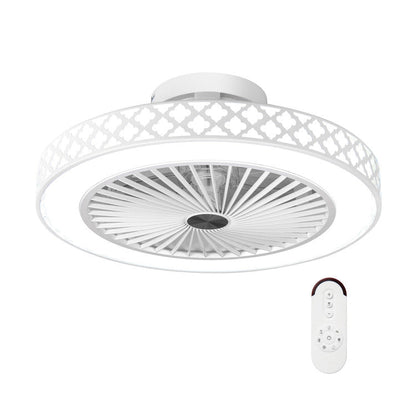 19 Inch Ceiling Fan with Light Low Profile Flush Mount Fan