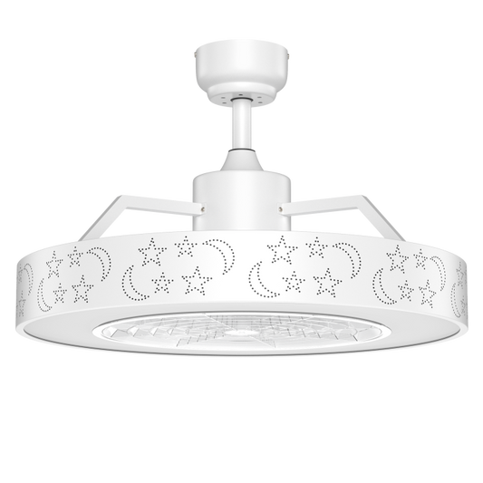 23 Inch Ceiling Fan with LED Light and Remote Control