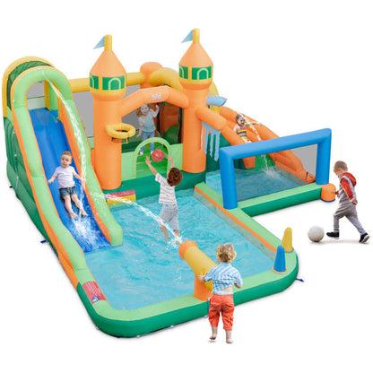 Kids Inflatable Water Slide for Yard Lawn (Without Blower)