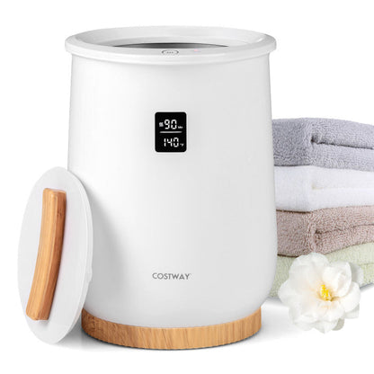 20L Large Heated Towel Warmer with LED Display and Button Control