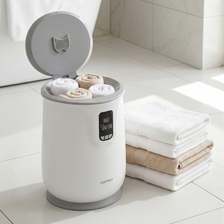 20 L Large Blanket Towel Warmer for Bathroom with 3 Heat Levels