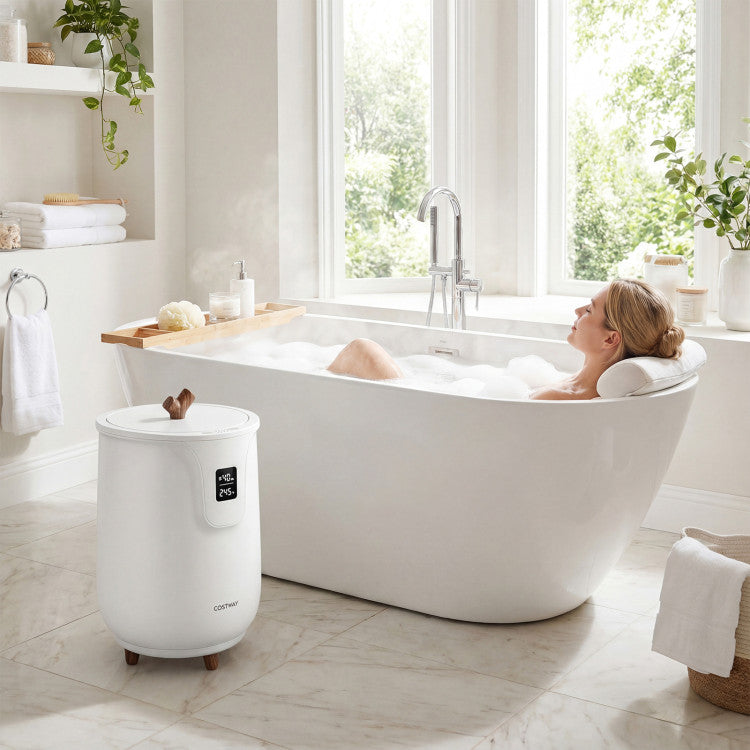 20 L Large Blanket and Towel Warmer with 3 Heat Levels for Bathroom