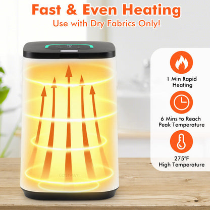 23L Large Hot Towel Heater with Rapid Heating and Adjustable Timer