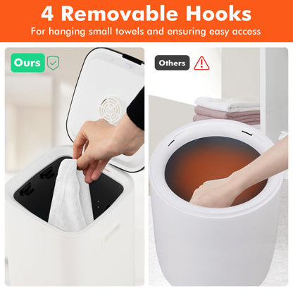 23L Large Hot Towel Heater with Rapid Heating and Adjustable Timer