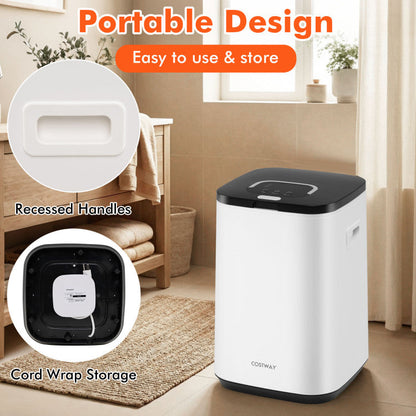 23L Large Hot Towel Heater with Rapid Heating and Adjustable Timer