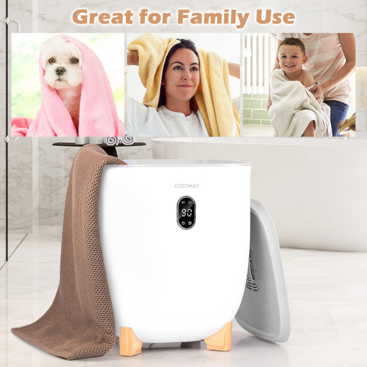 25L Towel Warmer Bucket with 2 Temperature Settings and Auto Shut Off