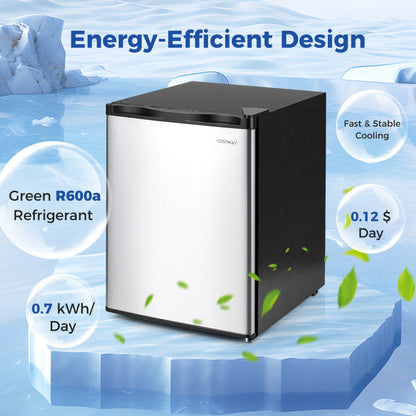 2.1 Cu.Ft Small Freezer with Reversible Single Door Energy Saving