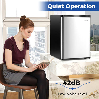2.1 Cu.Ft Small Freezer with Reversible Single Door Energy Saving