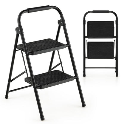 2-Step/3-Step Ladder with Wide Anti-Slip Pedal