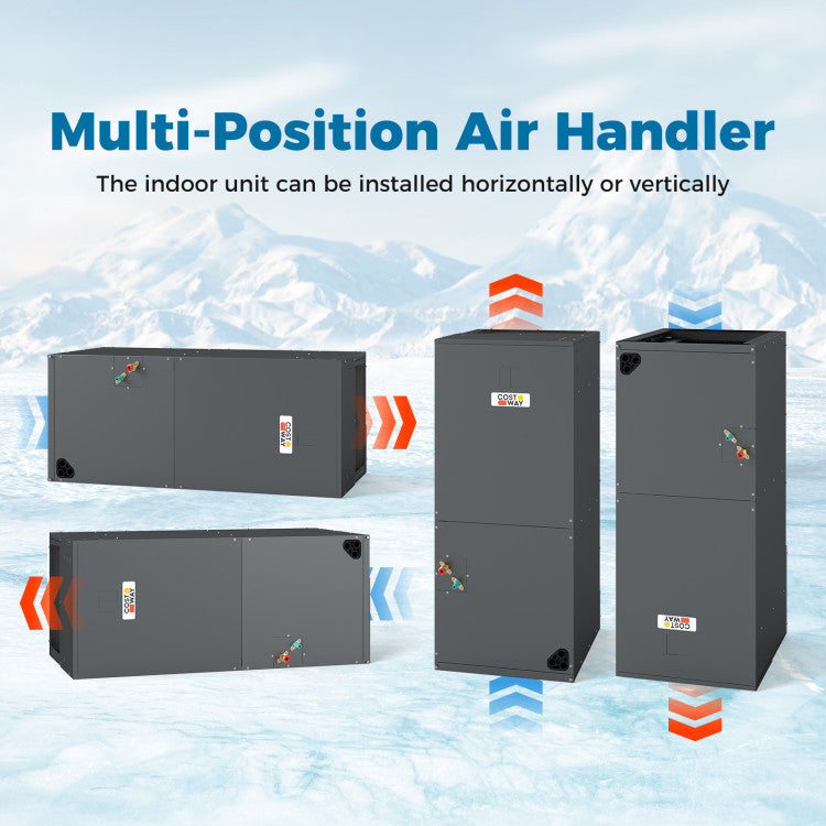 2 to 3 Ton 18.6-20 SEER2 Ultra-Low Temperature Heat Pump System (Operates down to -4°F)