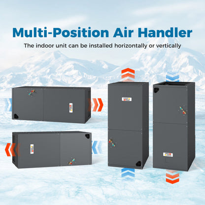 2 to 3 Ton 18.6-20 SEER2 Ultra-Low Temperature Heat Pump System (Operates down to -4°F)