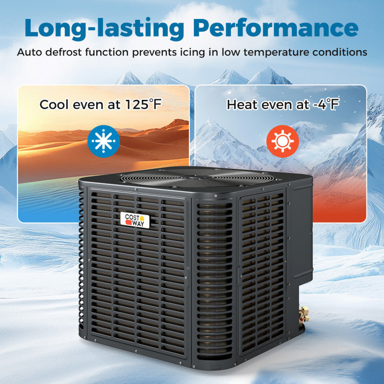 2 to 3 Ton 18.6-20 SEER2 Ultra-Low Temperature Heat Pump System (Operates down to -4°F)