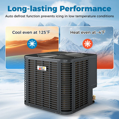2 to 3 Ton 18.6-20 SEER2 Ultra-Low Temperature Heat Pump System (Operates down to -4°F)