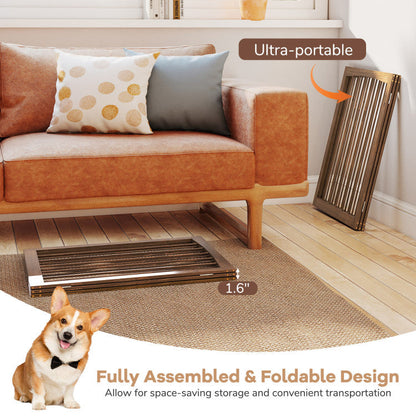 30 Inch Tall Wooden Pet Fence for Cats Small and Medium Dogs