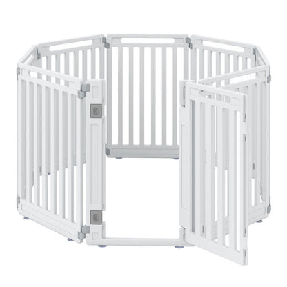 31.5" Height Indoor Outdoor Dog Playpen with 8 Panels
