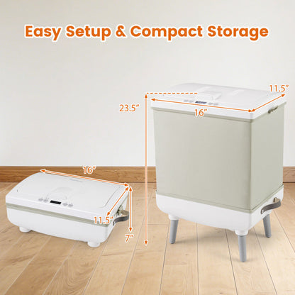 35L Large Towel Warmer with Heating and Drying Modes for Bathroom