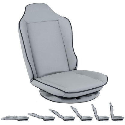 360° Swivel Floor Gaming Chair with 5-Level Adjustable Backrest