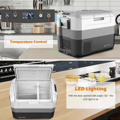 58/70 Quart Portable Electric Camping Car Cooler Car Refrigerator