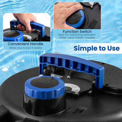 4000 Gallons Pond Pressure Bio Filter with 13W UV Light