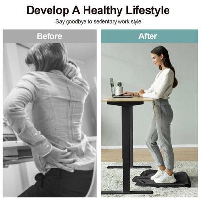 Portable Anti-Fatigue Standing Mat with Massage Points and Diverse Terrain