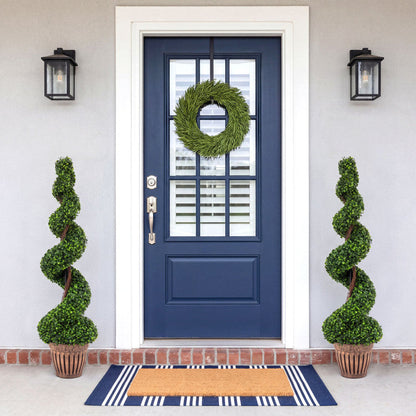 4 Feet Artificial Boxwood Spiral Green Leaves Tree
