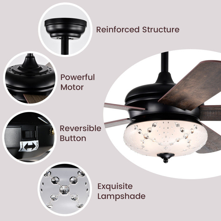 52 Inches Ceiling Fan with Remote Control