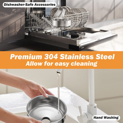 450W Electric Tomato Strainer Commercial Grade Food Mill Stainless Steel Sauce Maker