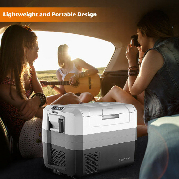 58/70 Quart Portable Electric Camping Car Cooler Car Refrigerator