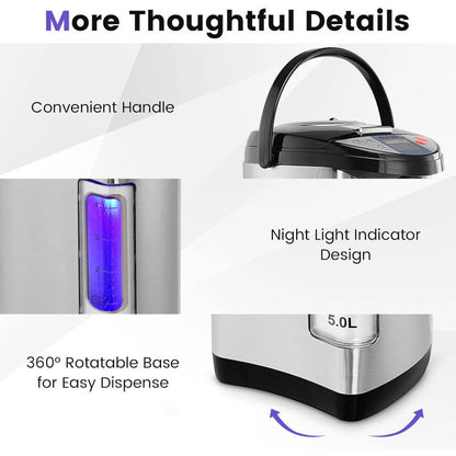 5-liter Electric LCD Water Boiler and Warmer