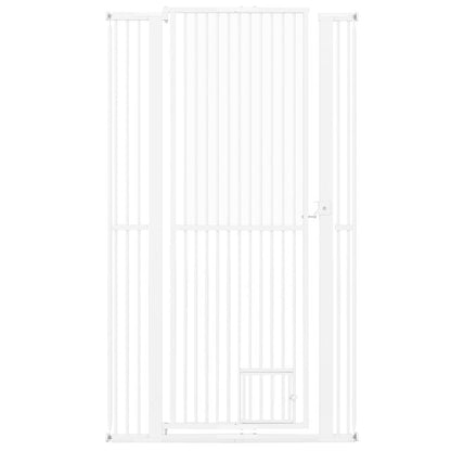 67.5" Extra Tall Pet Gate Heavy-Duty Metal Cat Gate with 30.5"-41" Wide Opening