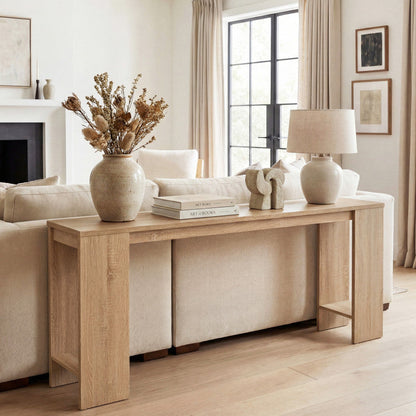 71 Inches Long Console Table with Storage for Hallway