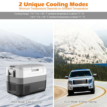 58/70 Quart Portable Electric Camping Car Cooler Car Refrigerator