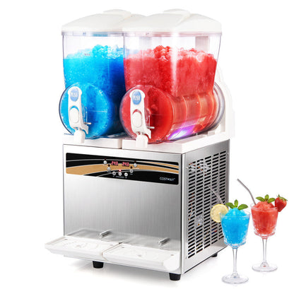 8 Gal Commercial Slushie Machine with LED Lights
