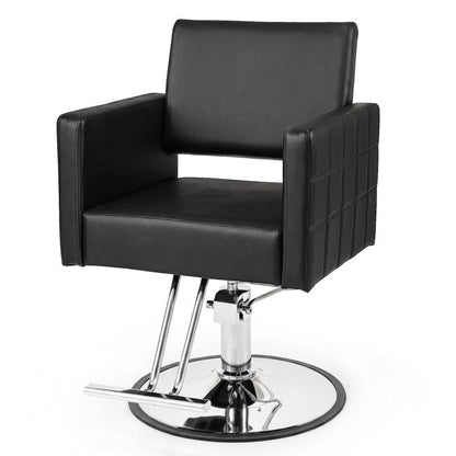 Barber Salon Chair Beauty Styling Chair with Hydraulic Pump and Adjustable Height 360°Swivel Spa Chair