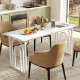 Dining Table for 6-8 People 63 Inch Rectangular Farmhouse Kitchen Table