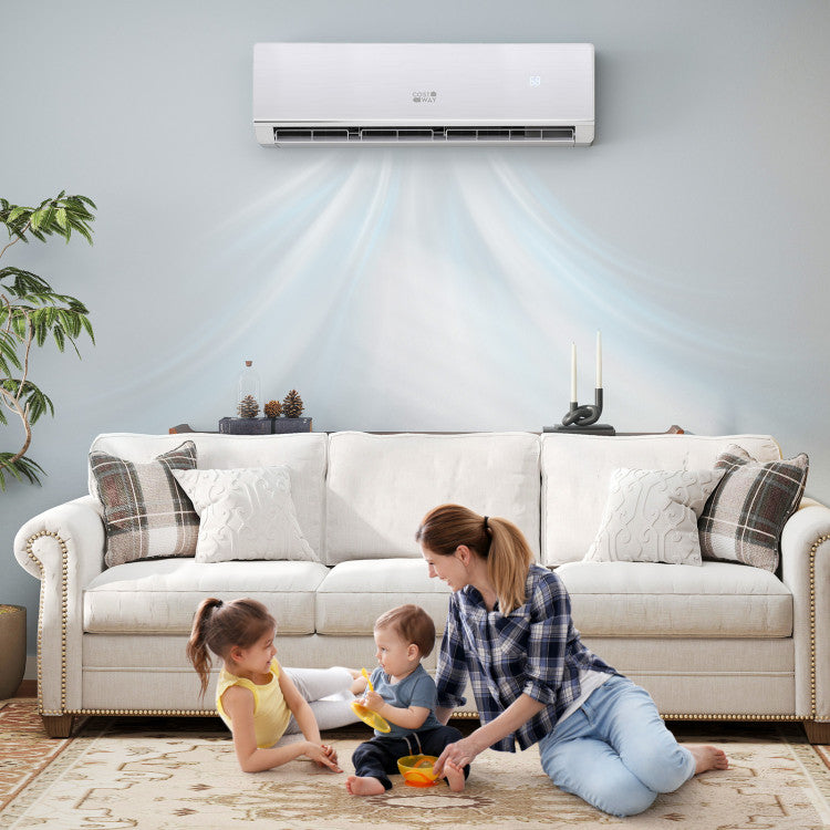 SEERXtreme Series ENERGY STAR Certified 18000 BTU 25 SEER2 208-230V Mini Split Heat Pump Heating at -13°F