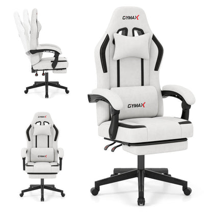 Ergonomic Video Game Chair with Headrest for Home Office