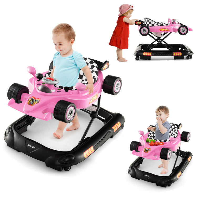 Convertible Baby Walker with 3 Adjustable Height Settings